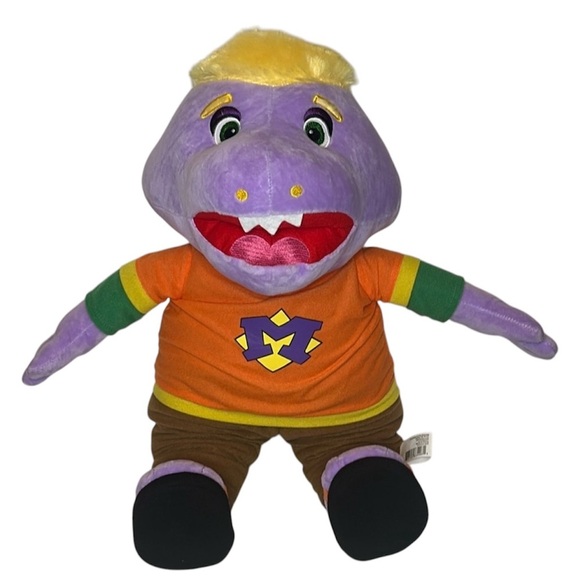 Chuck E Cheese Mr Munch Big 22” Full Body Plush Stuffed Animal Toy Purple jumbo - Picture 1 of 13